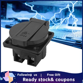 [Xiyijia]40mm Ổ Cắm Điện Thiết Kế Nắp Đậy Chống Nước Công Nghiệp Kiểu Đức 250v 16a 65x50