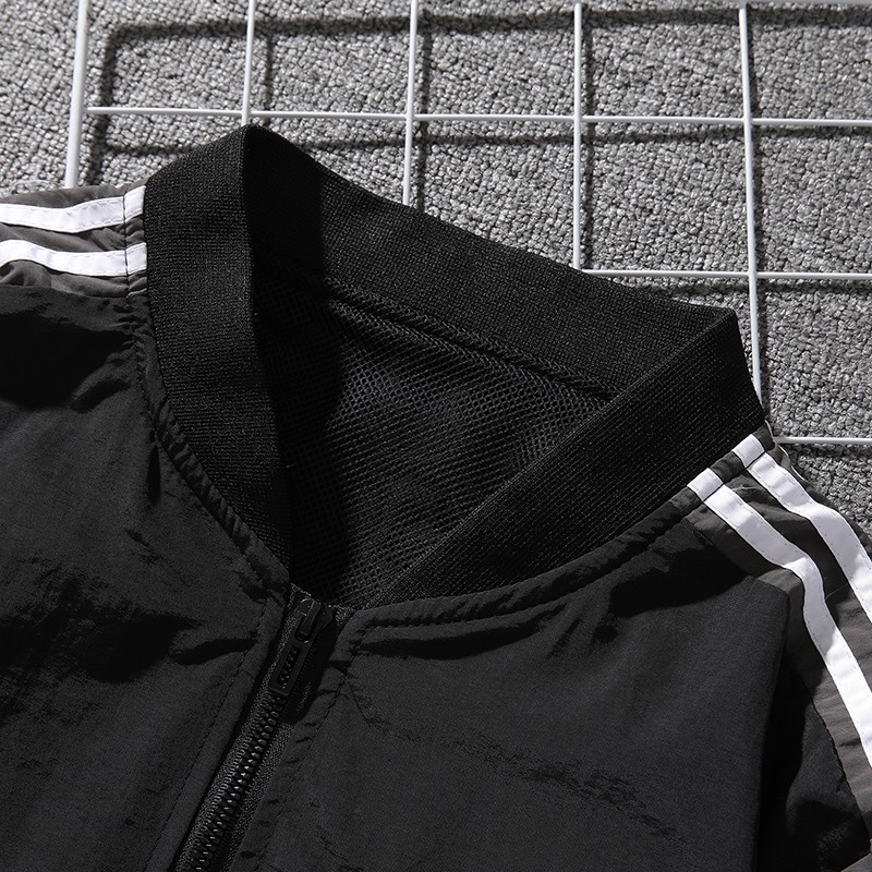 Áo khoác bóng chày Adidas hình cỏ 3 lá dáng ôm thời trang cho nam đẹp | BigBuy360 - bigbuy360.vn
