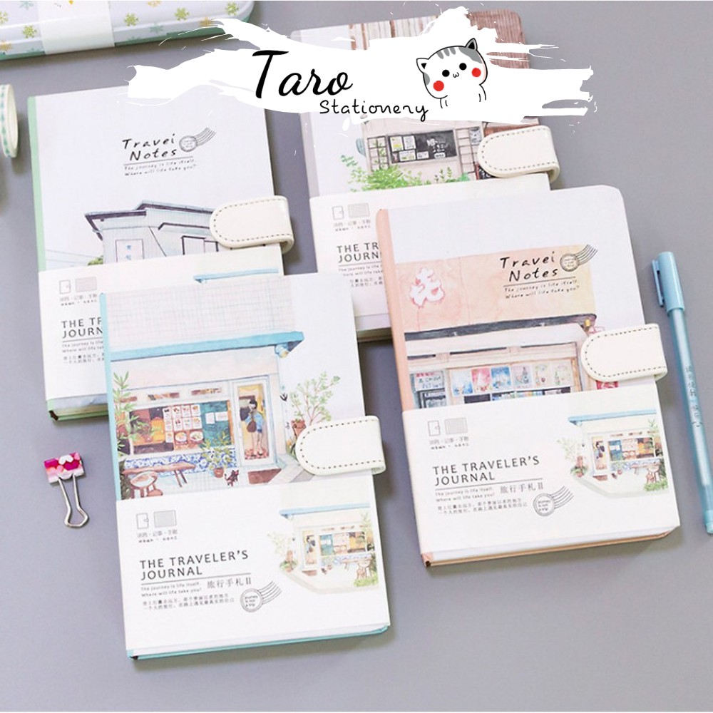 Sổ nhật ký kế hoạch cài nam châm ke ngang K03 Taro Stationery