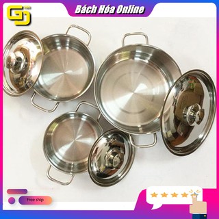 Bộ nồi inox 3 đáy Sharp