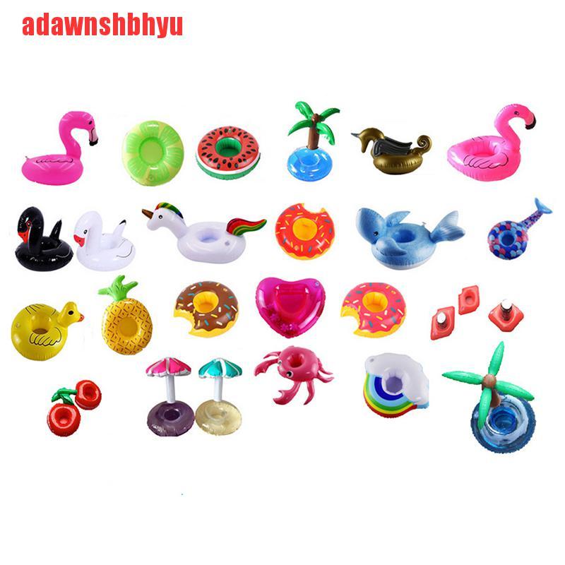 Bộ 10 Phao Bơi Bơm Hơi Dùng Đựng Đồ Uống Tiện Dụng