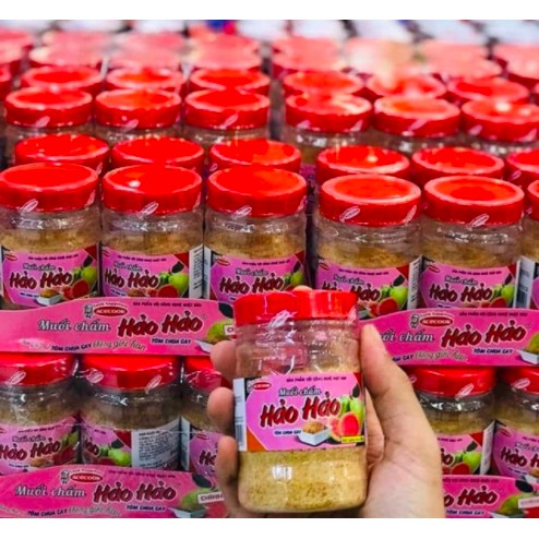 Muối ớt Hảo Hảo chấm Hoa quả, thức ăn Chính Hãng - hũ 120gr