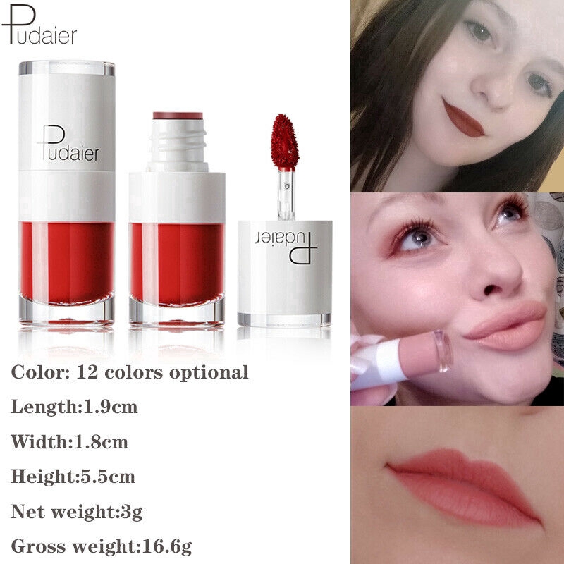 [Hàng mới về] Son kem dạng lỏng lâu trôi không thấm nước màu đỏ Pudaier | BigBuy360 - bigbuy360.vn