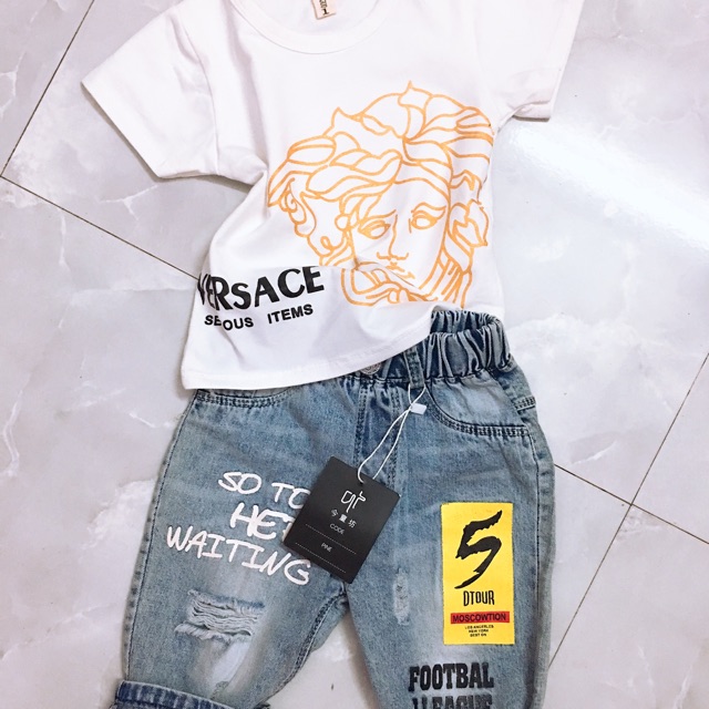 Set boy versace bé trai