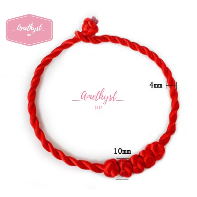 Vòng Tay Chỉ Đỏ Handmade Rút Dây May Mắn An Yên | BigBuy360 - bigbuy360.vn