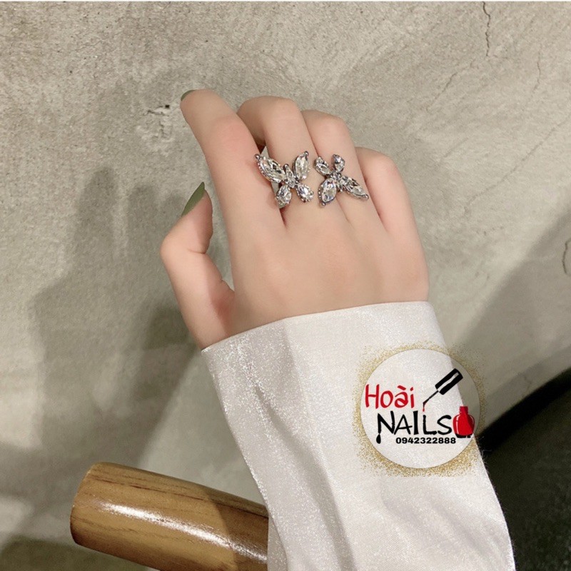 nhẫn chụp ảnh nail siêu xinh- phụ kiện nail