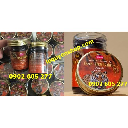 [Combo] Lố 12 Chai Dầu cù là hổ TIGER THAI BALM Thái Lan
