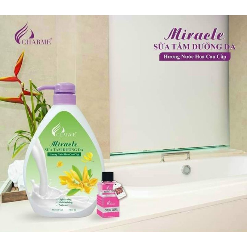 Sữa tắm chamer hương nước hoa cao cấp 1000ml+ tặng nước hoa mini | BigBuy360 - bigbuy360.vn