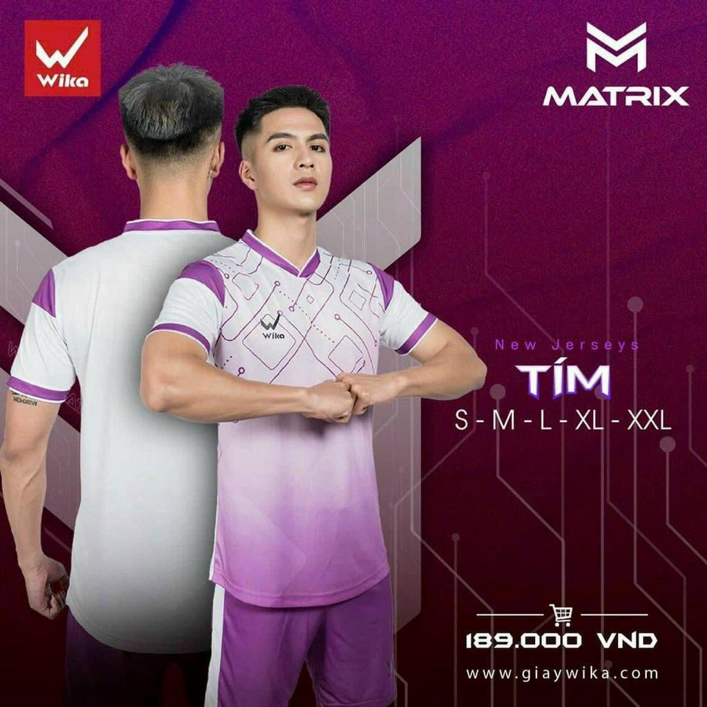 Bộ Quần Áo Thể Thao Bóng Đá Tự Thiết Kế WIKA MATRIX Cao Cấp