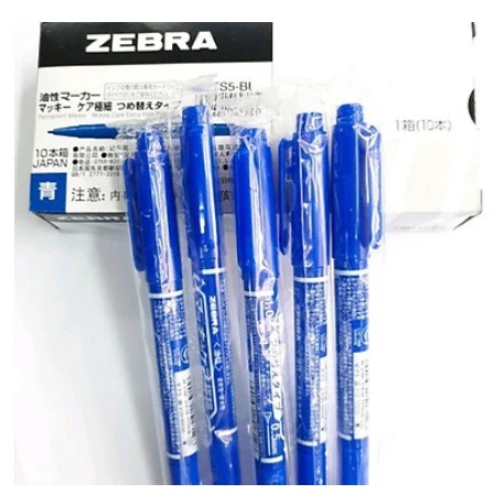 Bút Lông Dầu 2 Đầu Zebra Nhật bản - Bút Dạ Kính Zebra chính hãng