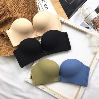 Áo ngực chống tuột cài trước ( mút dày )