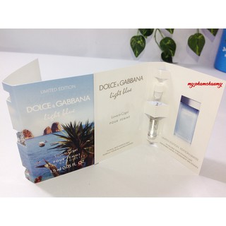 Mẫu thử Nước hoa Vial Nữ Dolce & Gabbana Light blue 1.5ml