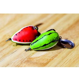 Nhái hơi dưa hấu - mồi câu cá lóc - vinh ròm fishing