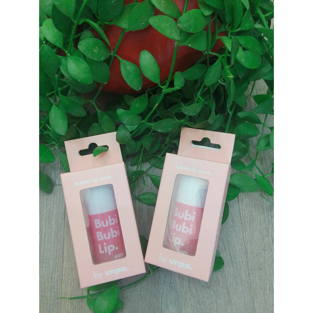 Tẩy tế bào chết môi dạng bọt - Unpa Bubi Bubi Lip