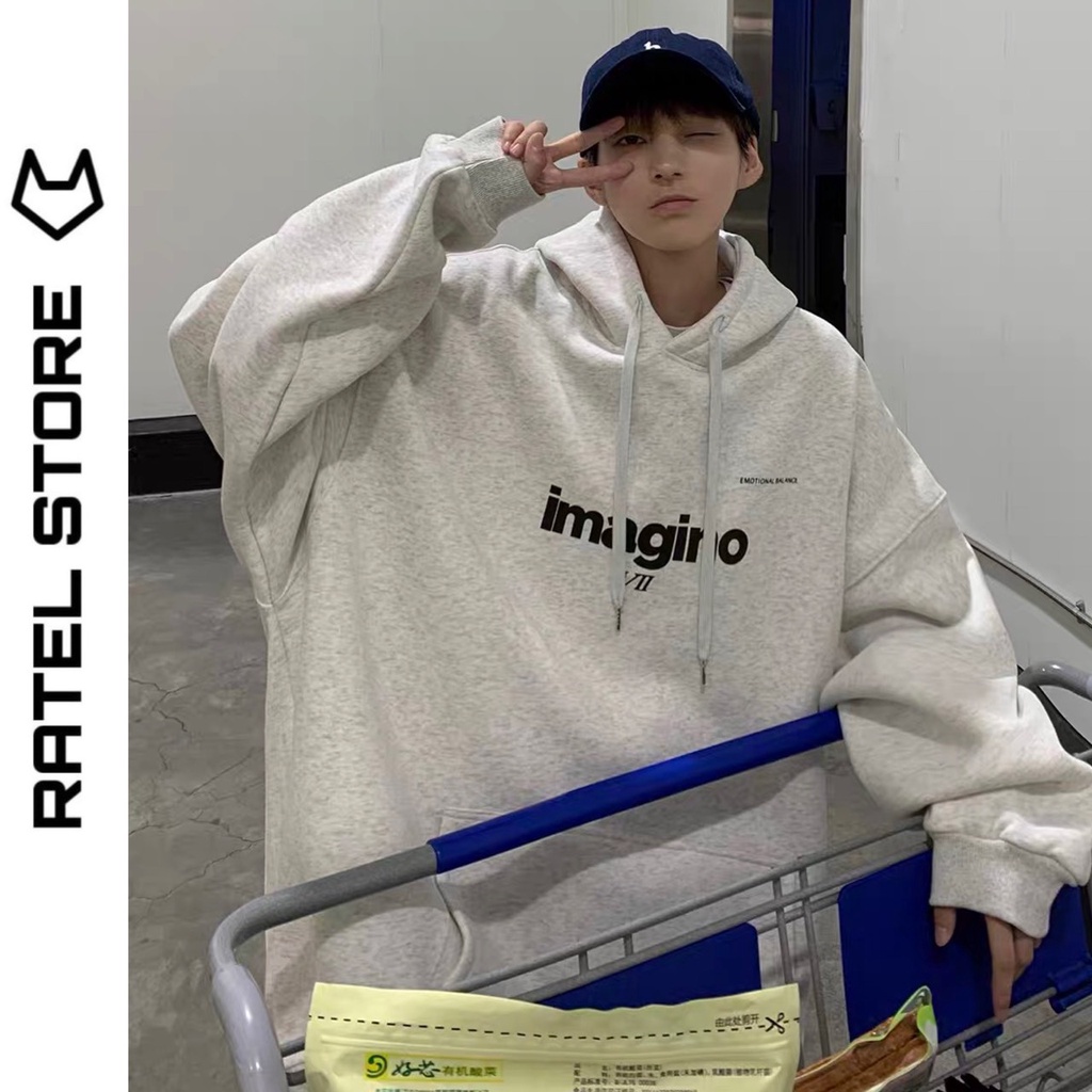Áo Hoodie Local Brand Nỉ Bông Nam Nữ IMAGINO Unisex Form Rộng