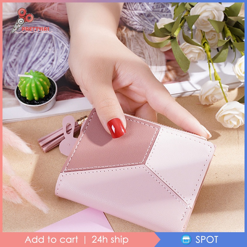 [Prettyia1] Ví Nữ Cầm Tay Đựng Thẻ / Điện Thoại Dáng Dài Màu Xanh Lam