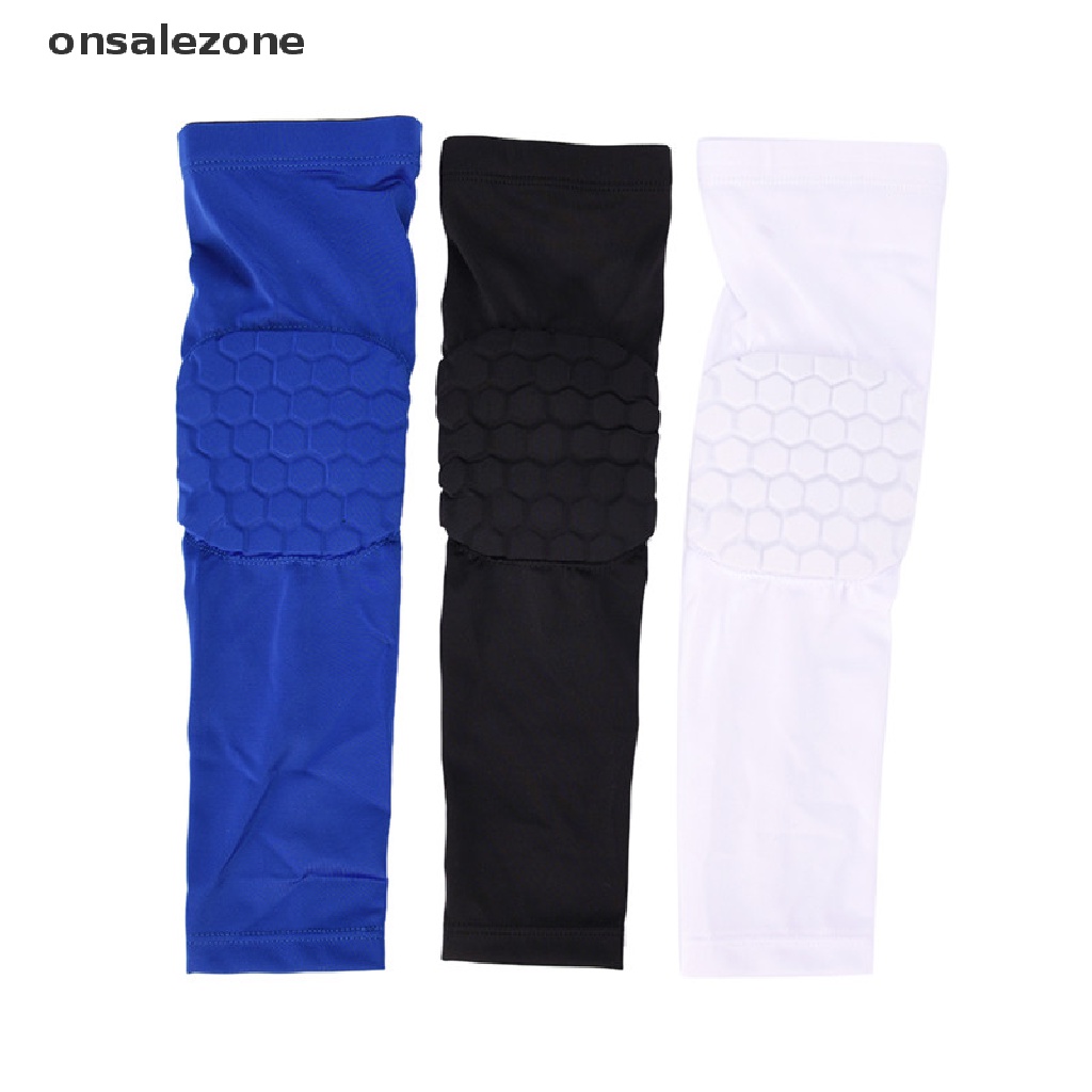 Onsalezone Honeycomb Pad Crashproof Antislip Basketball Leg Knee Long Sleeve Protector Gear TYR