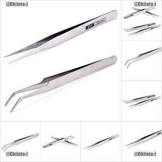 Set 2 Nhíp Gắn Lông Mi Giả Bằng Thép Không Gỉ