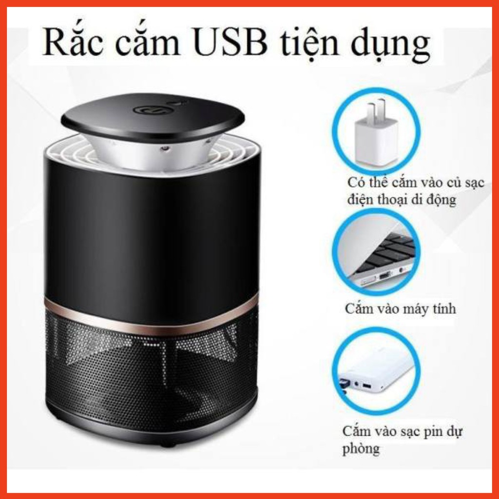 Đèn Bẫy Muỗi Máy Thu Hút Côn Trùng Bay, Máy Bắt Muỗi Cao Cấp Công Nghệ Đèn LED Dùng Nguồn USB sỉ giá r