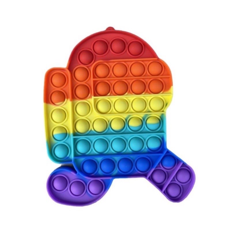 Đồ Chơi Bóp Tay Xả Stress Nhiều Màu Sắc Độc Đáo 2021- Pop It Fidget Toys 2021 - có sẵn kkbgx