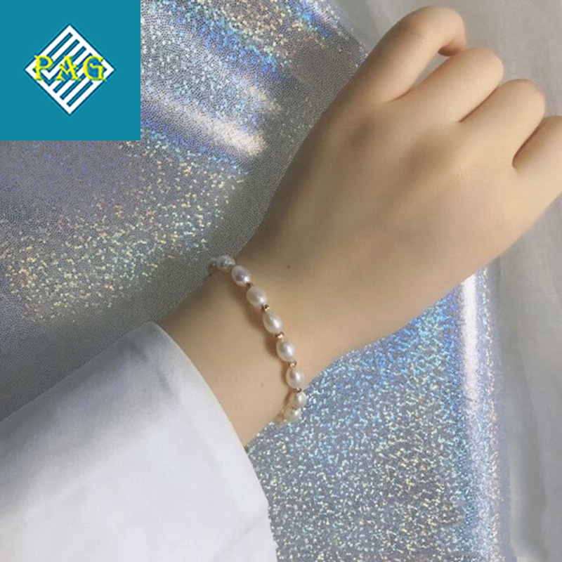 Lắc Tay Trai, Chuỗi Vòng Tay Pearl Nước Ngọt AAA