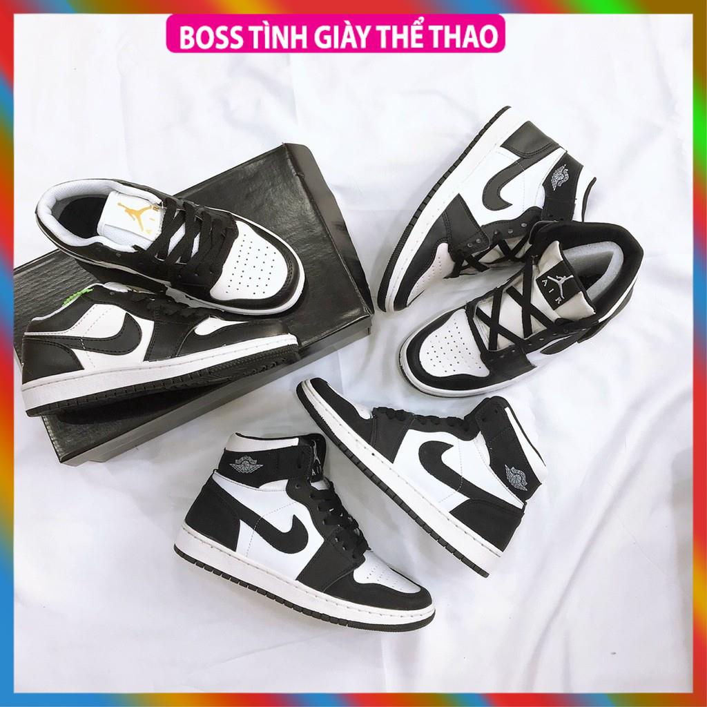 𝐆𝐢à𝐲 𝐉𝐨𝐫𝐝𝐚𝐧 𝐏𝐚𝐧𝐝𝐚 Giày thể thao 𝐉𝐨𝐫𝐝𝐚𝐧 JD1 cổ cao đen trắng nam nữ hàng cao cấp