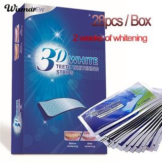 Set 28 băng gel dán tẩy trắng răng 3D hiệu quả 