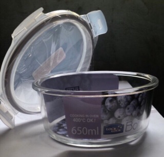 ✅Thố thủy tinh cao cấp Lock & Lock 650ml
