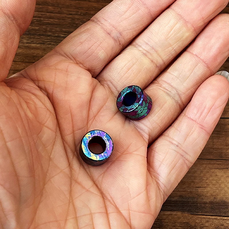 Móc Khóa Hình Trụ Bằng Hợp Kim Titan Nhiều Màu Sắc