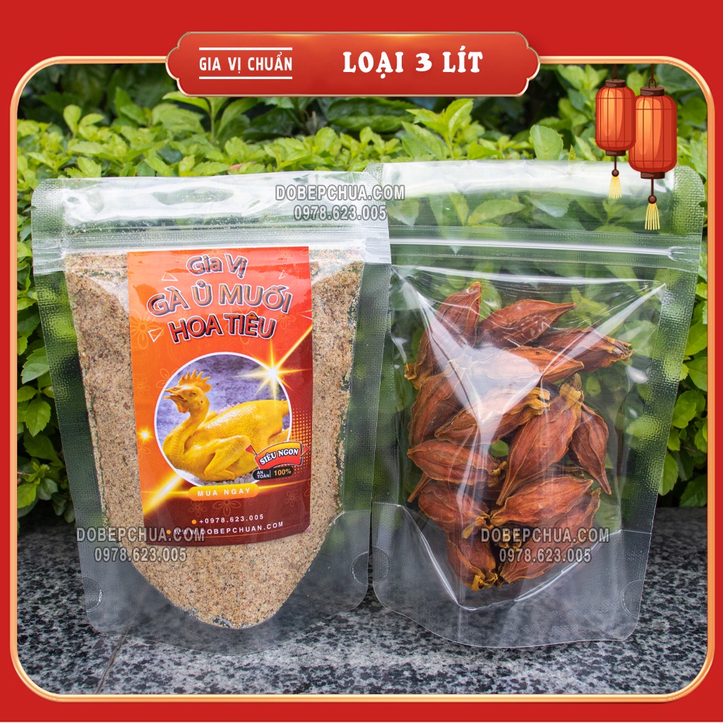 GIA VỊ LÀM GÀ Ủ MUỐI HOA TIÊU ĐÓNG SẴN THƠM NGON, TIỆN LỢI