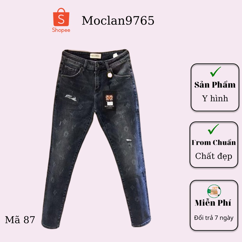 Quần jean nam cao cấp, chất liệu bò ( jean ) mềm mịn, from chuẩn, có nhiều mẫu đi kèm Moclan45 | BigBuy360 - bigbuy360.vn