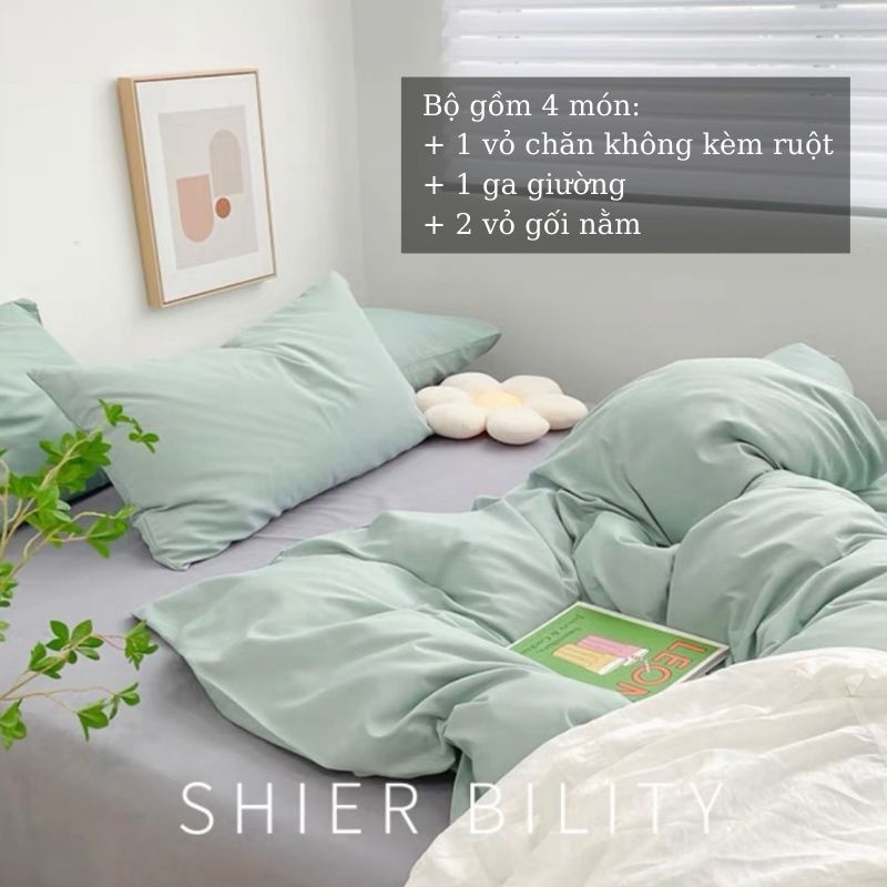 Bộ chăn ga gối Cotton Tici M2T BEDDING drap giường phong cách Hàn Quốc màu Pastel đủ kích thước và màu sắc | BigBuy360 - bigbuy360.vn