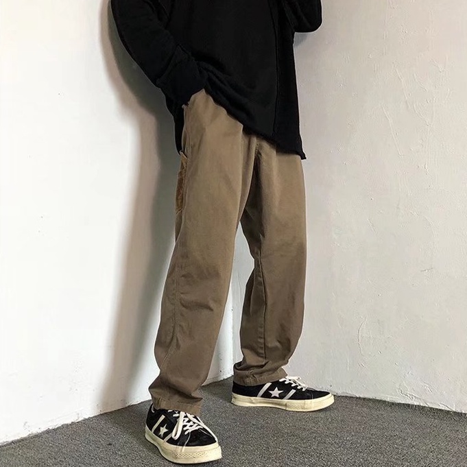 Quần ống rộng Phối Màu Độc Đáo Thời Trang Nhật Hàn Cao Cấp Cho Nam