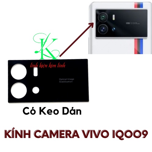 Kính camera vivo iqoo 9 có sẵn keo dán ( Kính camera của Vivo IQOO 9 )