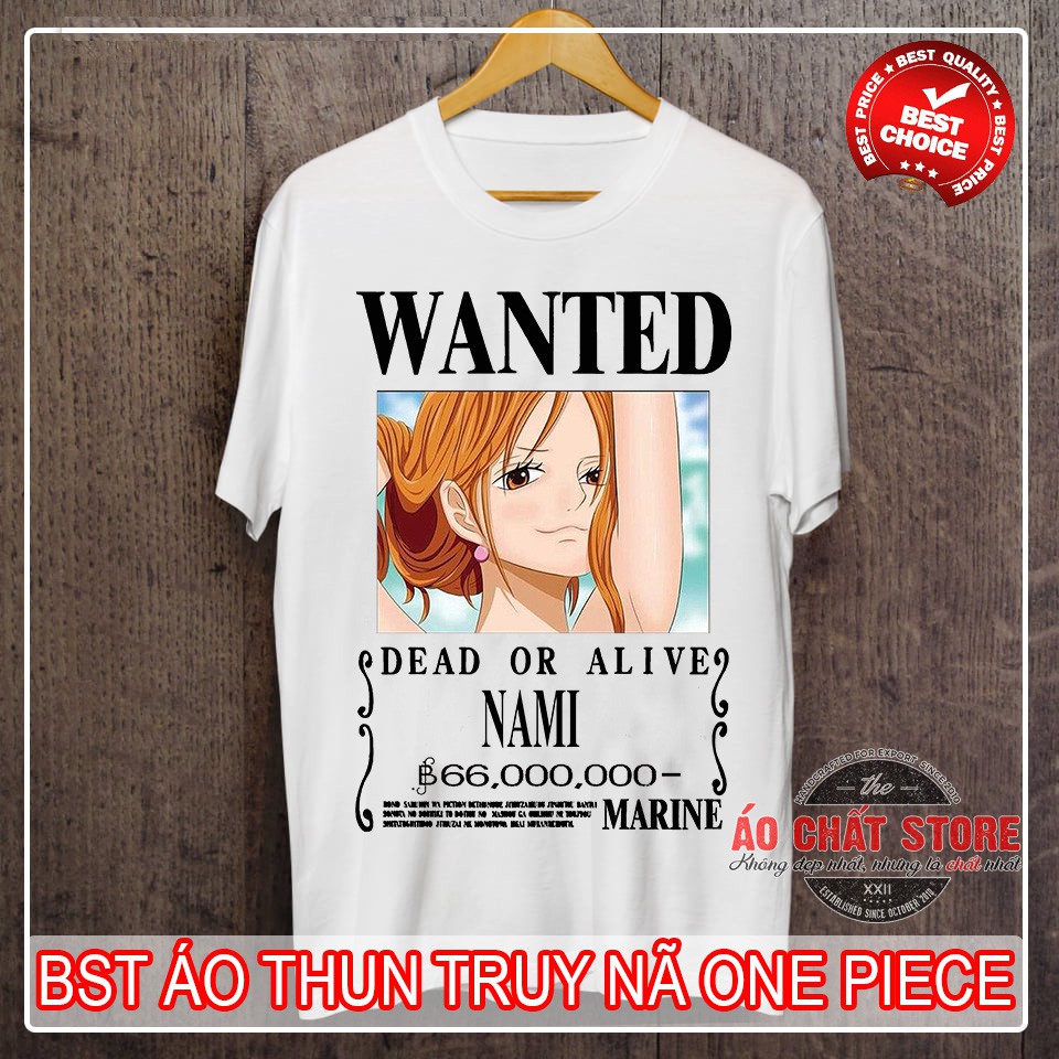 (VIDEO) BST ÁO THUN ONE PIECE TRUY NÃ BĂNG MŨ RƠM SIÊU ĐỘC | ÁO LUFFY ONE PIECE WANTED TSHIRT OP18