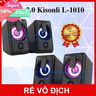 [GIÁ CỰC RẺ] Loa 2.0 Kisonli L-1010 LED RGB