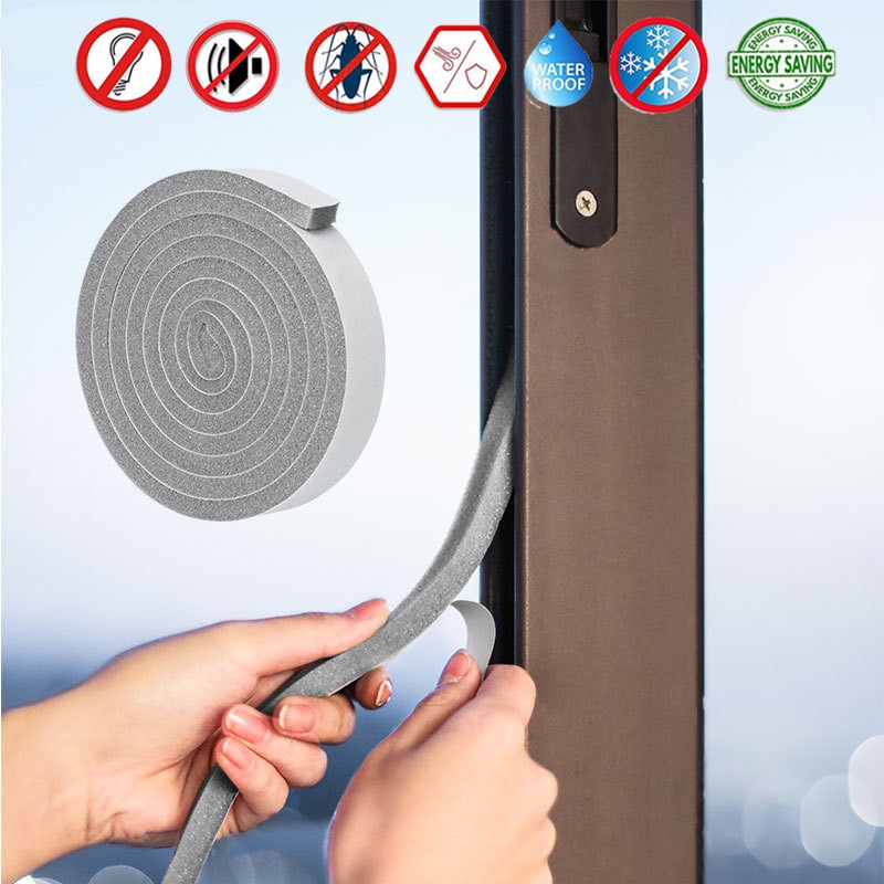 Nẹp xốp 2m/4m cách âm chống gió chống bụi thích hợp cửa ra vào