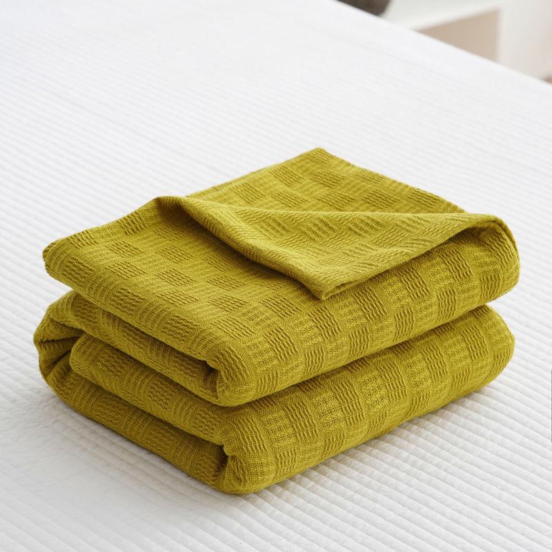 Chăn cotton Dệt Kim Mỏng Mùa Hè Đa Ứng Dụng