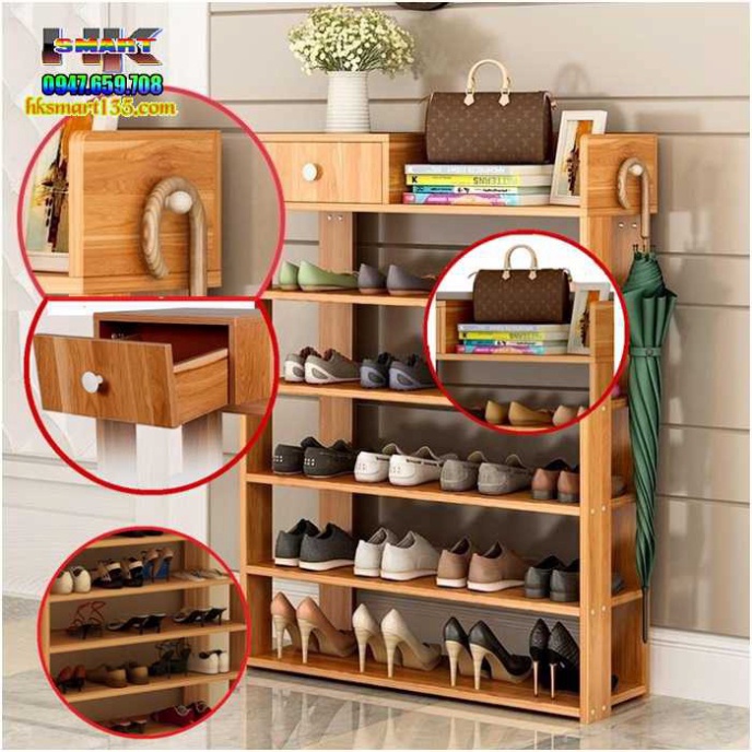 Kệ để giày dép 5 tầng bằng gỗ cao cấp Hoangthienhuong975514
