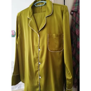 [ Order-có ảnh thật] Bộ đồ ngủ pyjama mặc nhà chất lụa tằm cao cấp