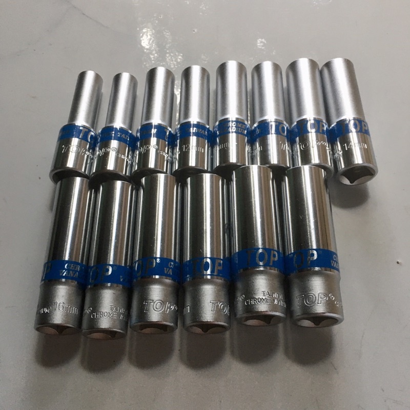 Đầu khẩu , đầu tuýp 1/2 dài chính hãng TOP đủ size
