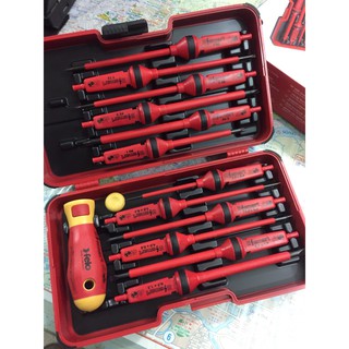 Felo - bộ dụng cụ tuôt vít cách điện 1000v 12 chi tiết , sản xuất tại Đức .