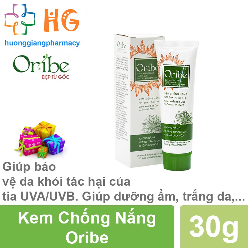 Kem chống nắng Oribe SPF 50 PA giúp dưỡng ẩm trắng da chống lão hóa giảm vết thâm nám bảo vệ da khỏi tác động ánh sáng