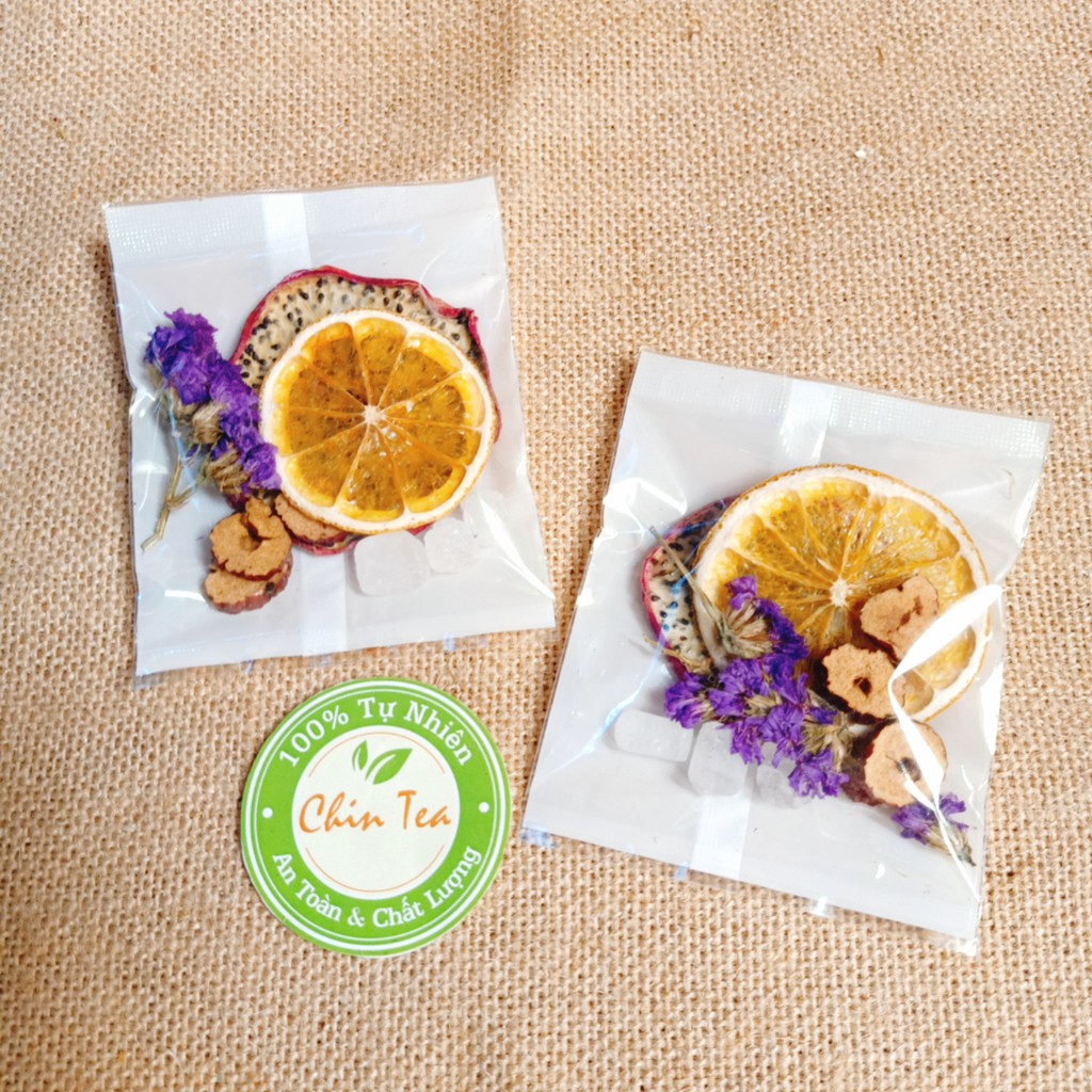 💥  TRÀ DETOX HOA QUẢ VIP MIX HOA THẢO MỘC + ĐƯỜNG PHÈN SẴN