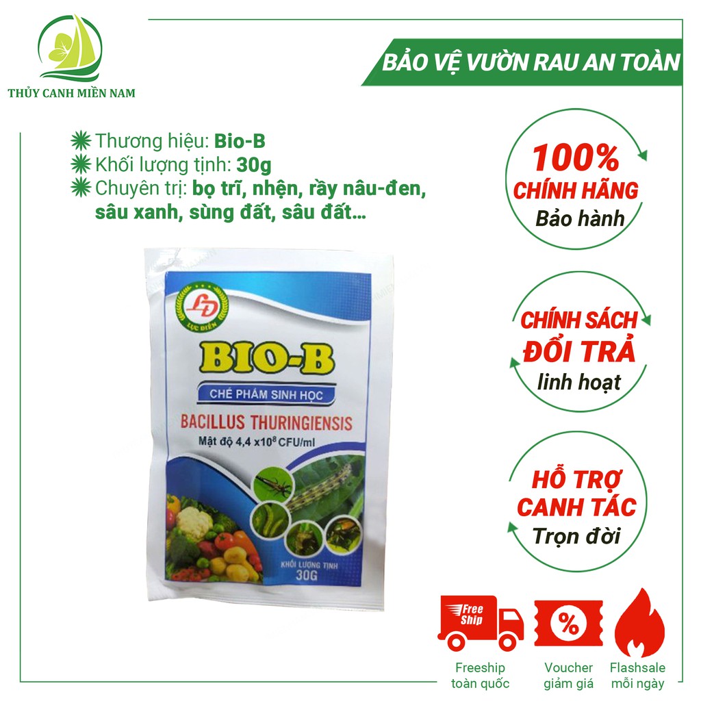 Chế Phẩm Sinh Học Trừ Sâu Bệnh Bio-B 30g