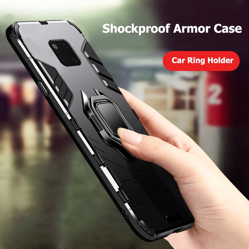 Ốp điện thoại chống sốc có giá đỡ cho Huawei Mate 40 40Pro 30 30Pro 20 Pro 20 20X 30 Lite 10 9