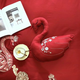 BỘ CHĂN GA GỐI LỤA CƯỚI CAO CẤP THIÊN NGA ( sét 7 món )