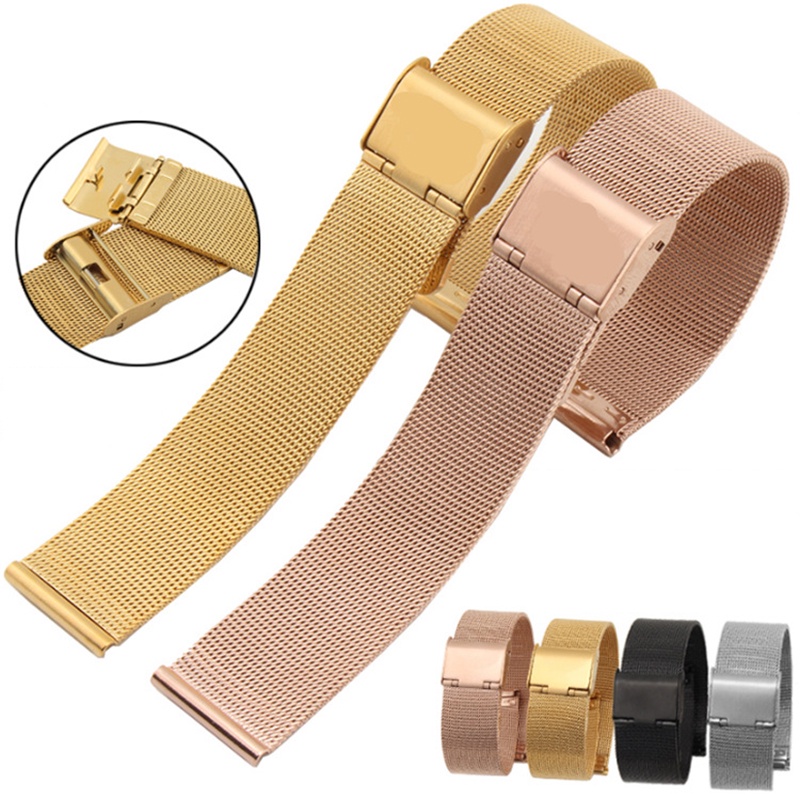 Dây Đeo Đồng Hồ Bằng Thép Cao Cấp 8mm 10mm 12mm 13mm 14mm 15mm 16mm 17mm 18mm 19mm 20mm 21mm 22mm 23mm 24mm