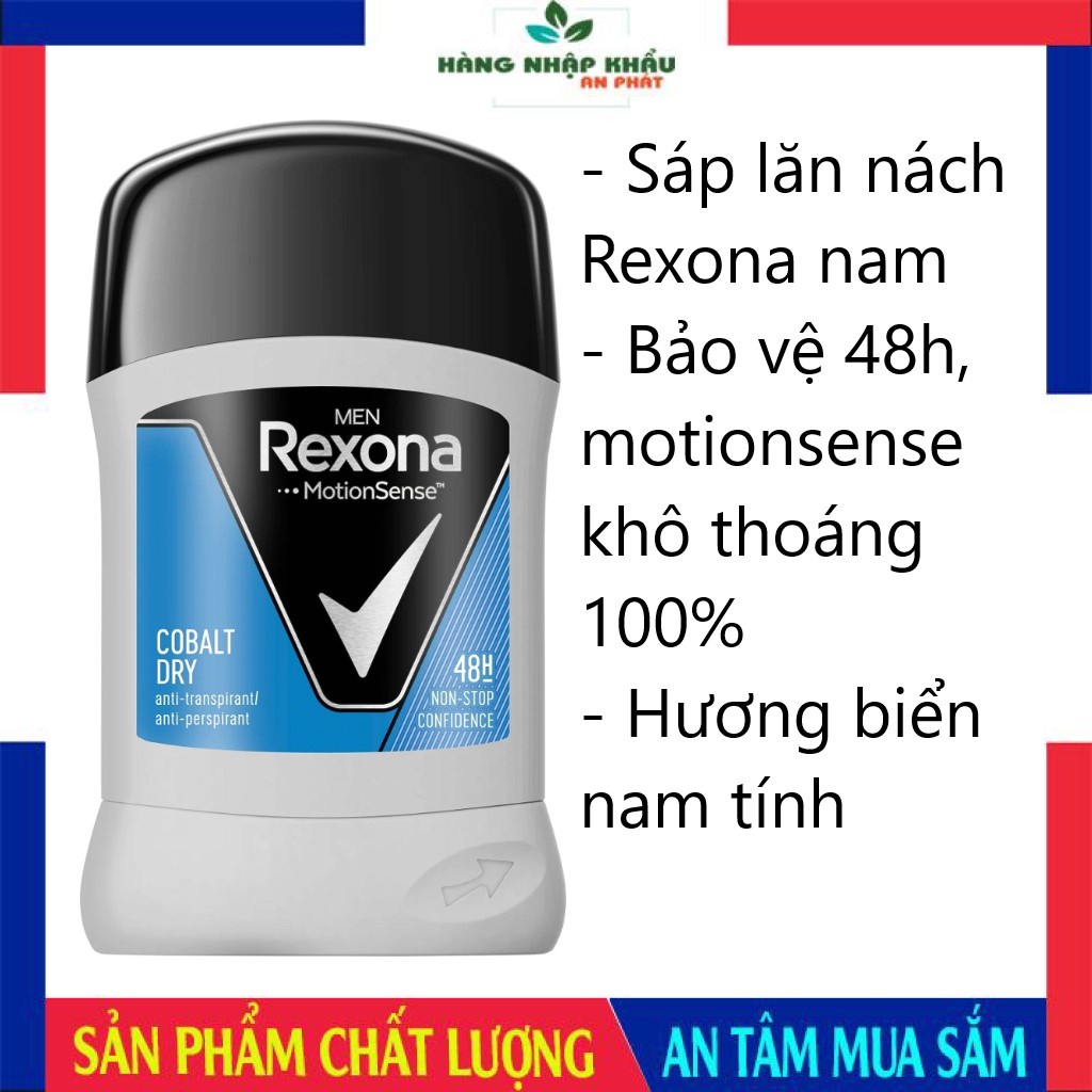 Sáp lăn nách Rexona Men Motion Sense Cobalt Dry Đức, 50ml