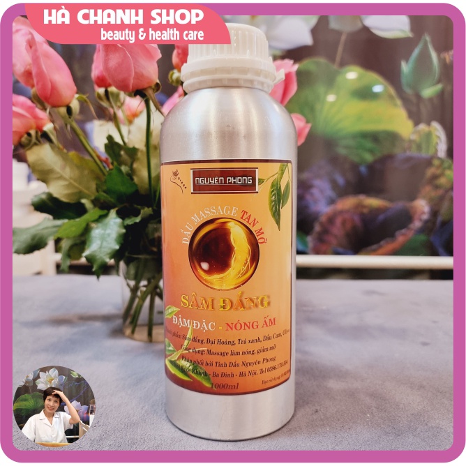 Tinh Dầu Giảm Mỡ Bụng Chiết Xuất Sâm Đắng Đậm Đặc Gấp Đôi Chai 1000ml Dầu Massage Tan Mỡ Nóng Ấm Làm Săn Chắc Bụng